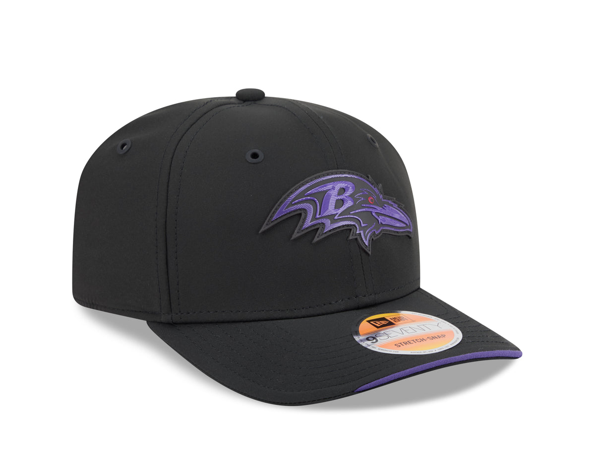 Baltimore Ravens OTC New Era 9SEVENTY 2026 Sideline Adjustable Hat - Black