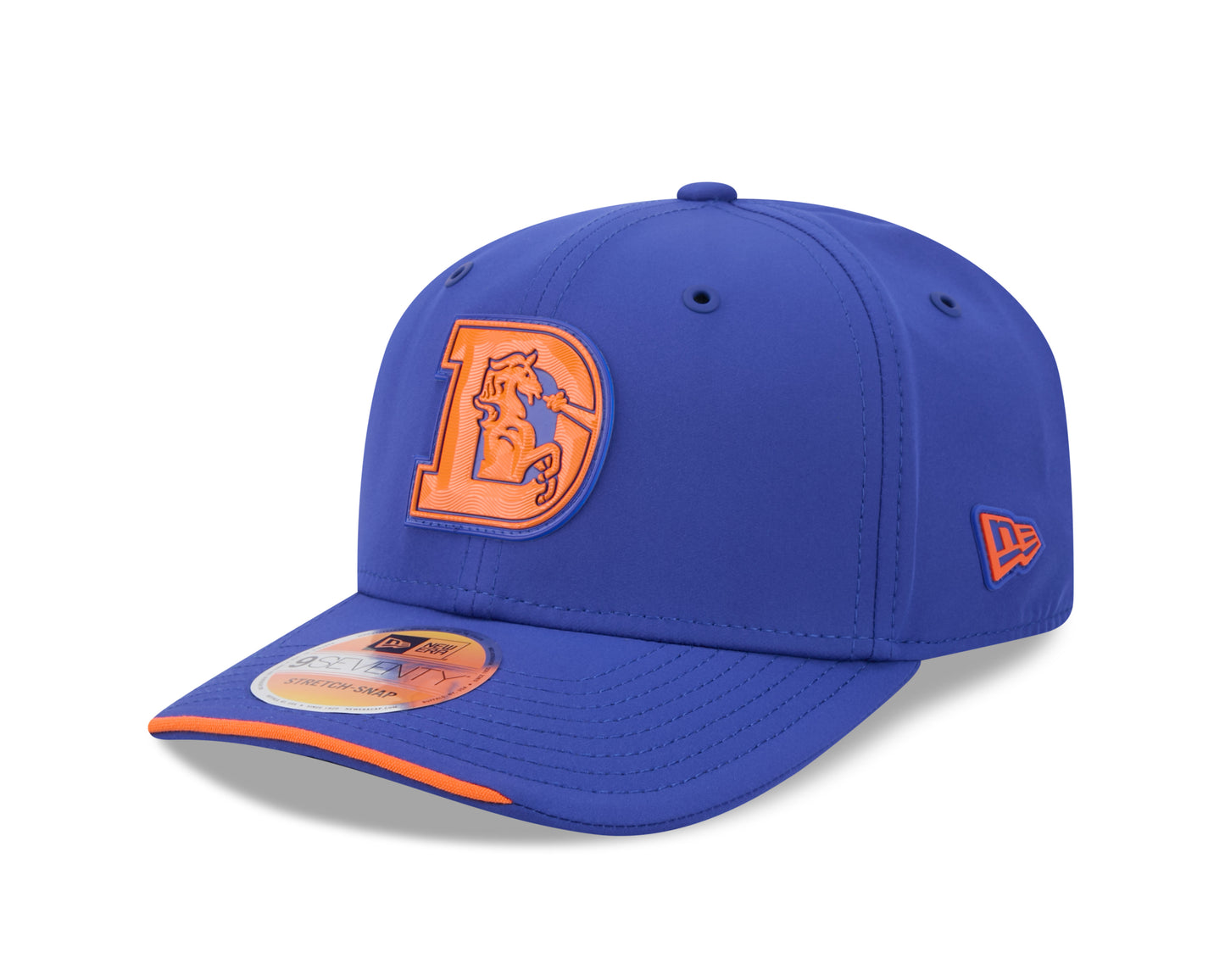 Denver Broncos Throwback New Era 9SEVENTY 2026 Sideline Adjustable Hat - Royal