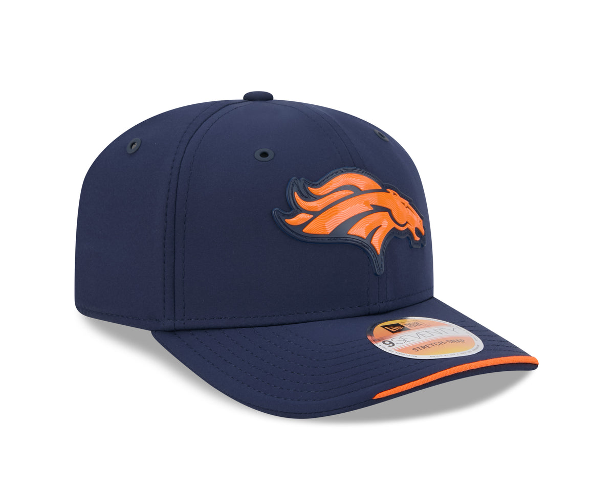 Denver Broncos New Era 9SEVENTY 2026 Sideline Adjustable Hat - Navy