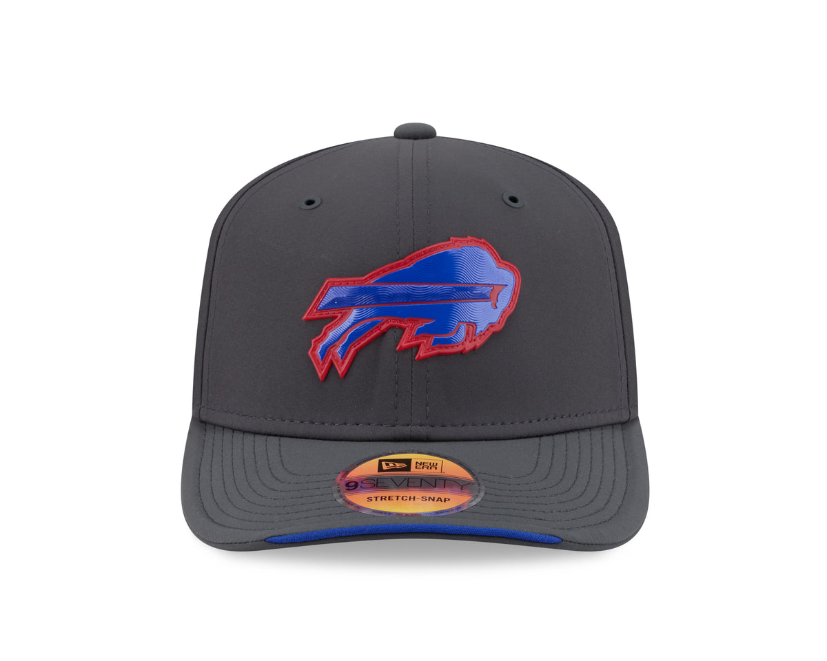 Buffalo Bills OTC New Era 9SEVENTY 2026 Sideline Adjustable Hat - Charcoal