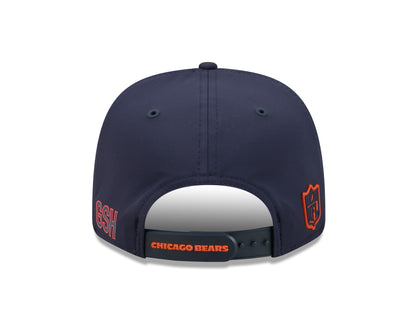 Chicago Bears New Era 9SEVENTY 2026 Sideline Adjustable Hat - Navy