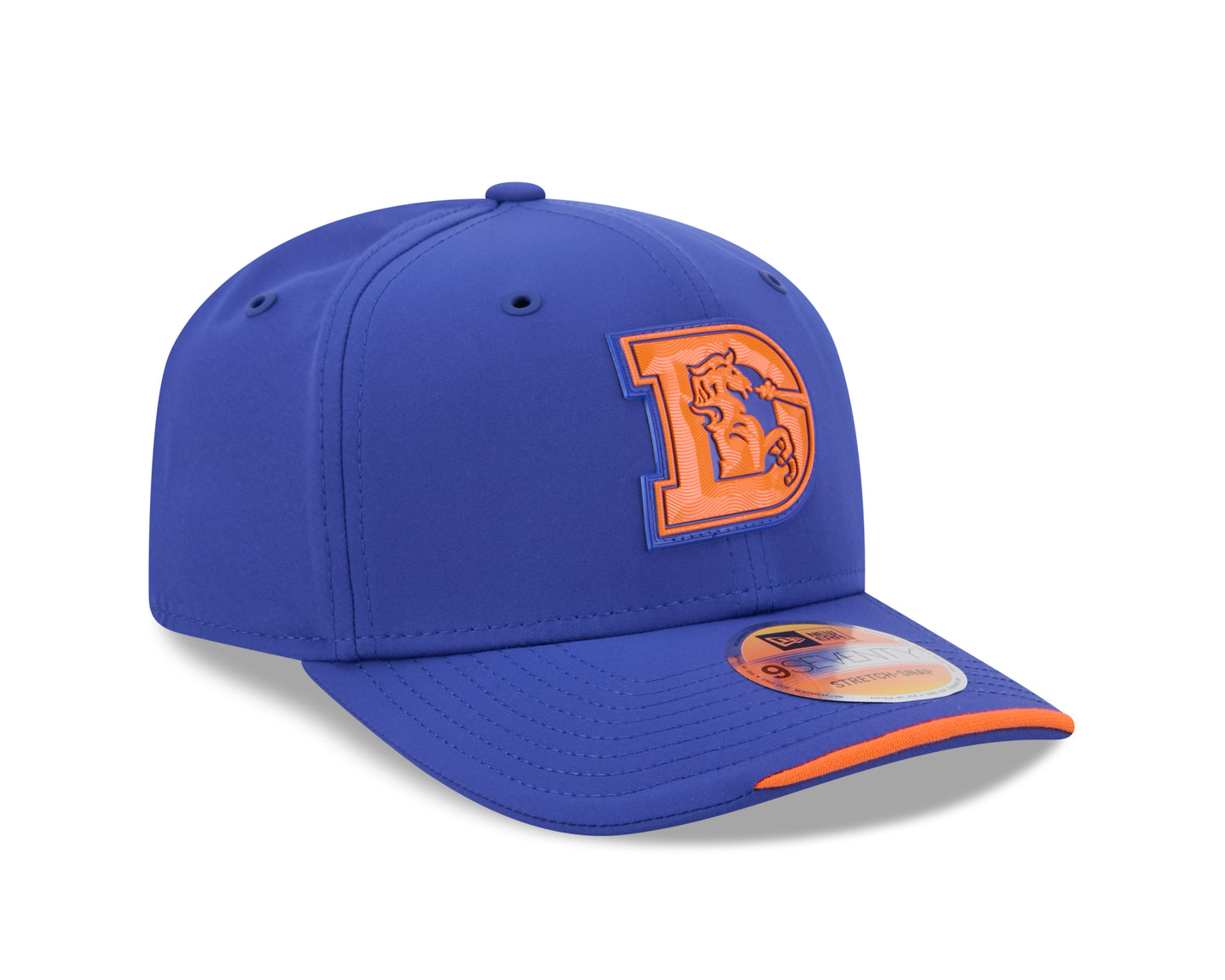Denver Broncos Throwback New Era 9SEVENTY 2026 Sideline Adjustable Hat - Royal