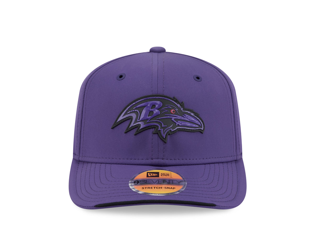 Baltimore Ravens OTC New Era 9SEVENTY 2026 Sideline Adjustable Hat - Purple