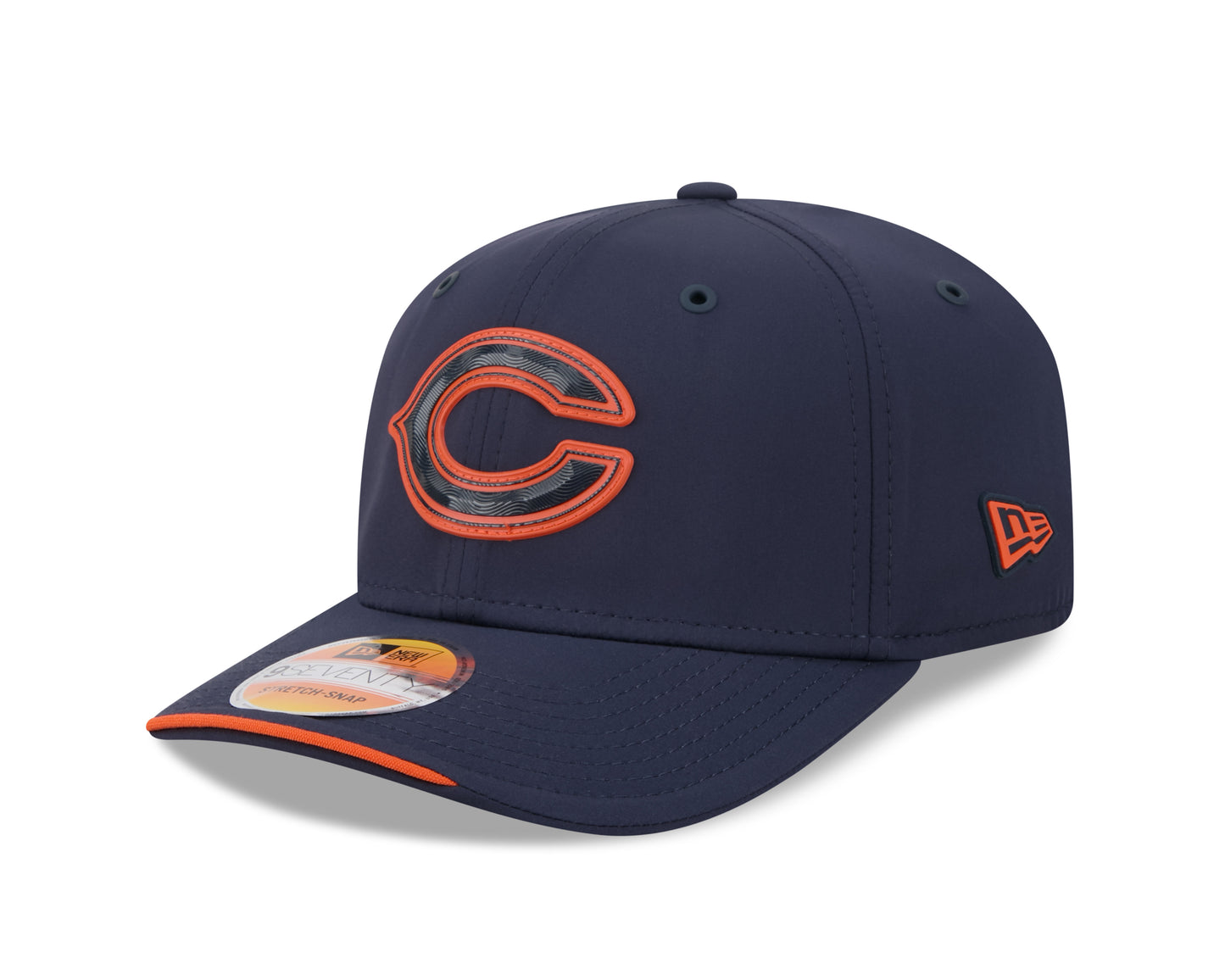 Chicago Bears C New Era 9SEVENTY 2026 Sideline Adjustable Hat - Navy