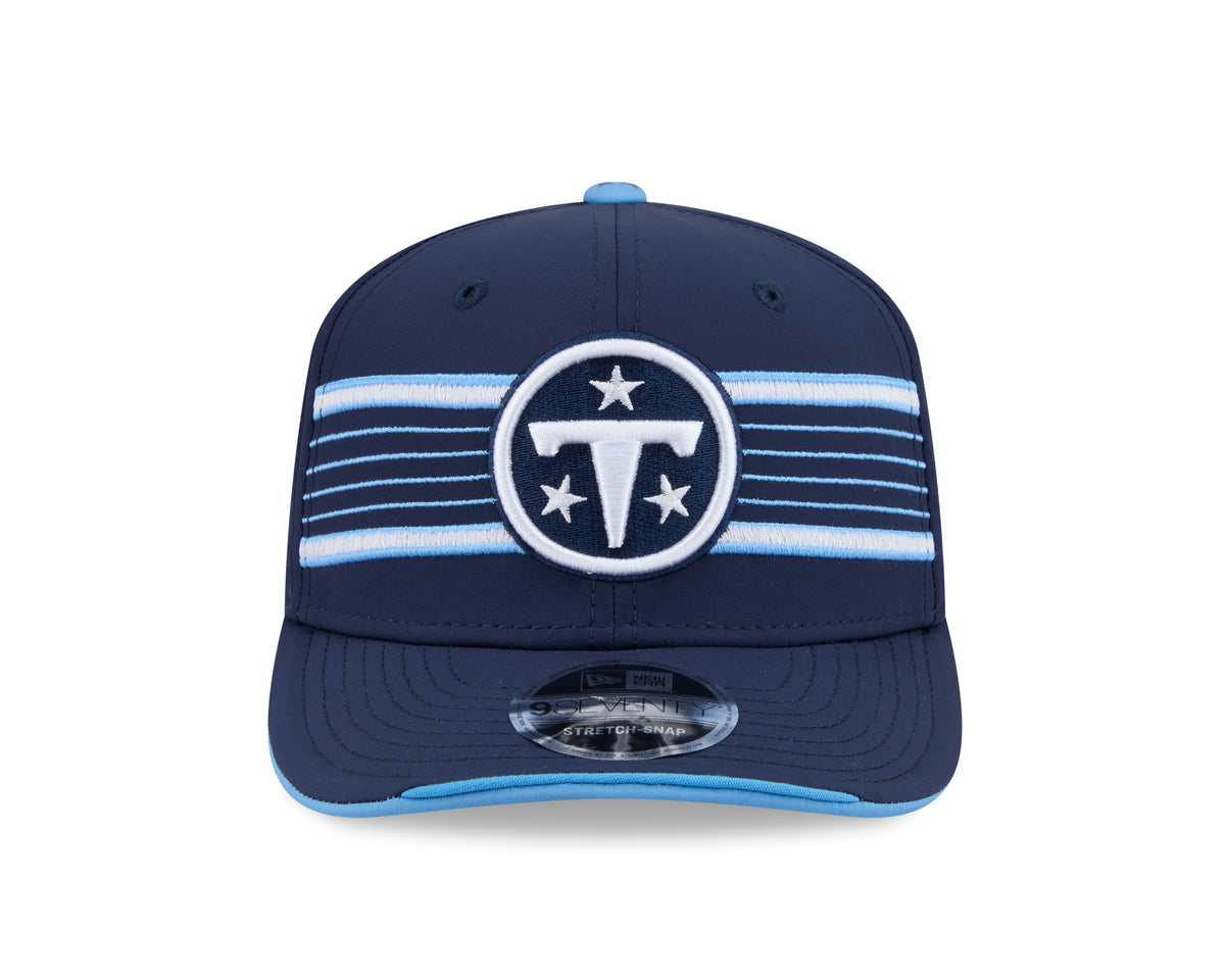 Tennessee Titans Rivalries New Era 9Seventy 2026 NFL Sideline Snapback Adjustable Hat - Blue