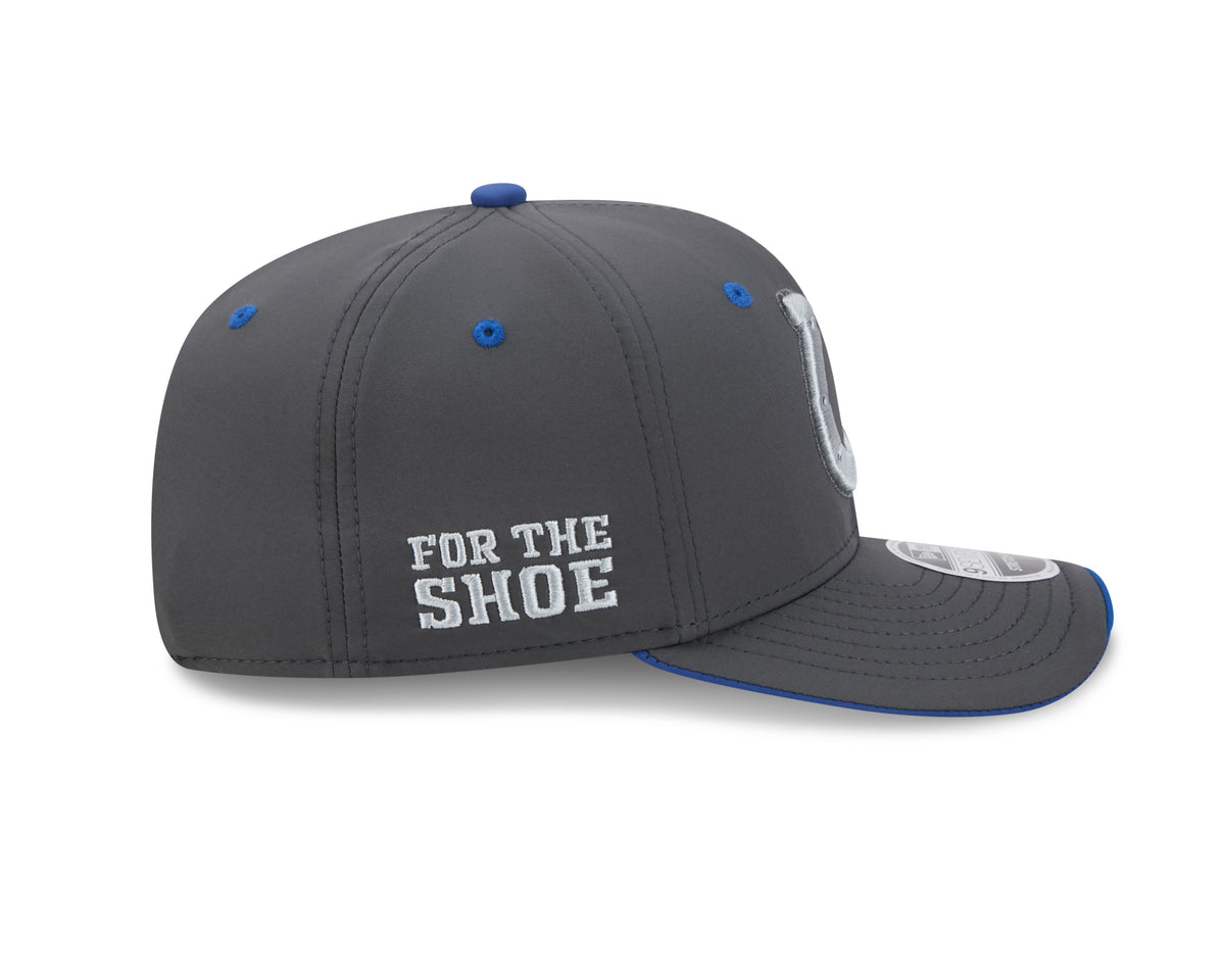 Indianapolis Colts Rivalries New Era 9Seventy 2026 NFL Sideline Snapback Adjustable Hat - Grey