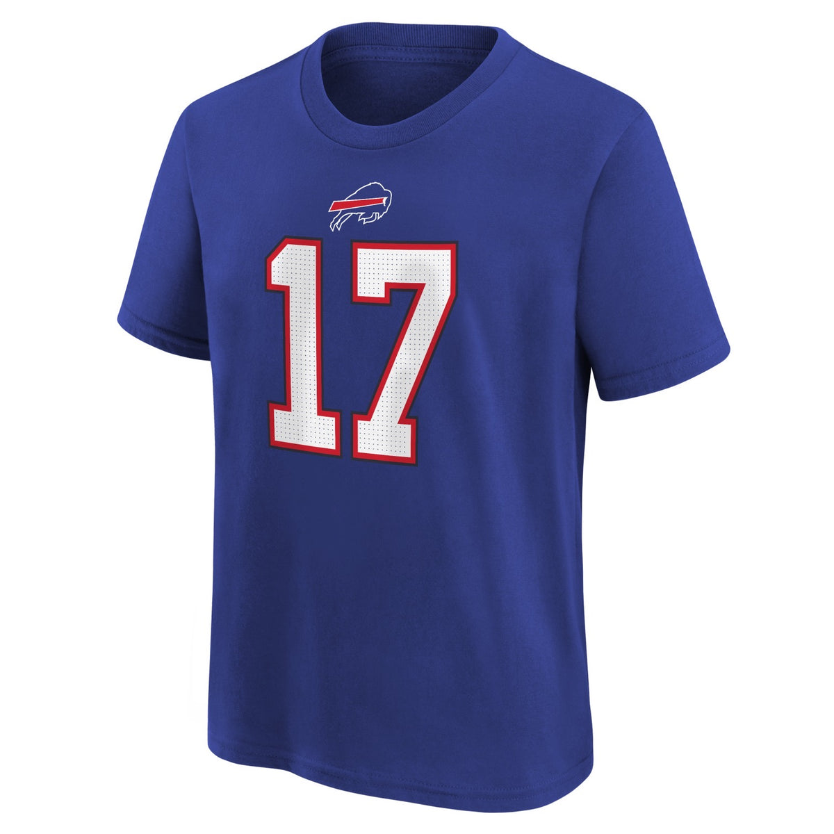 Youth Buffalo Bills #17 Josh Allen Name & Number T-Shirt - Blue