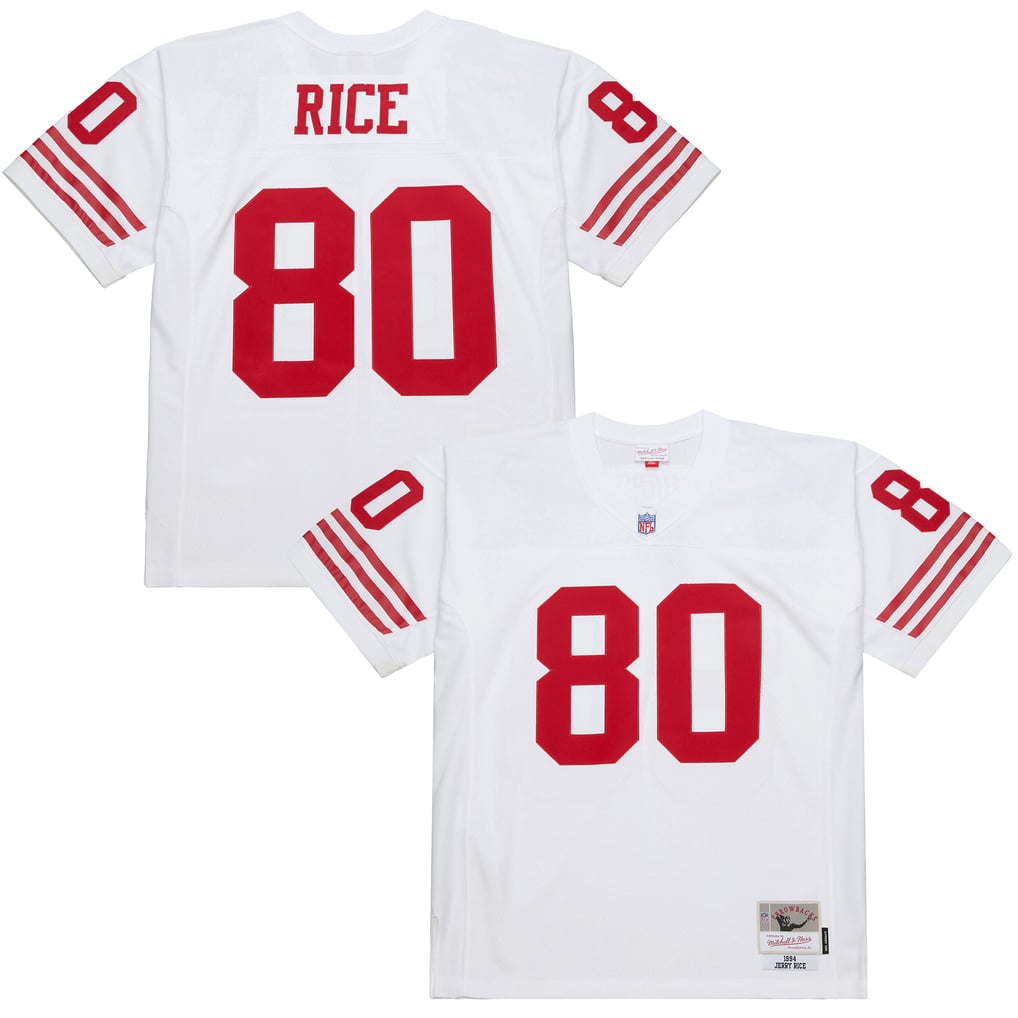 Jerry Rice #80 San Francisco 49ers 1994 Mitchell & Ness Retired Legacy Jersey - White