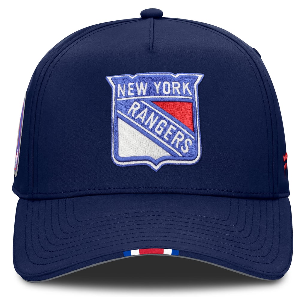 New York Rangers Fanatics 2025 NHL Draft Authentic Pro On-Stage Podium A-Frame Adjustable Hat