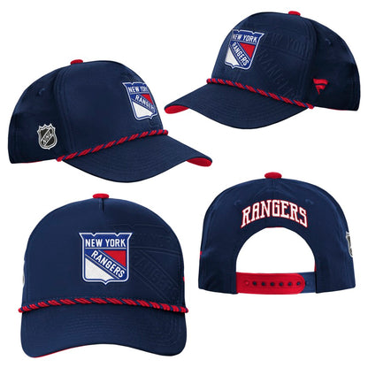 Youth New York Rangers Fanatics Authentic Pro Podium Snapback Hat - Navy