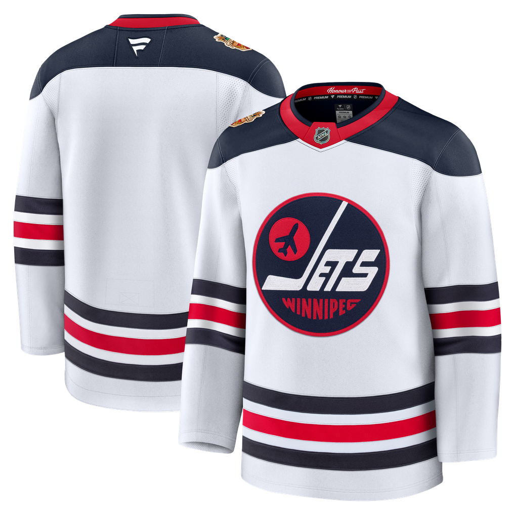 Winnipeg Jets Fanatics 2026 NHL Heritage Classic Premium Player Jersey - White BLANK