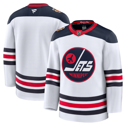 Winnipeg Jets Fanatics 2026 NHL Heritage Classic Premium Player Jersey - White BLANK
