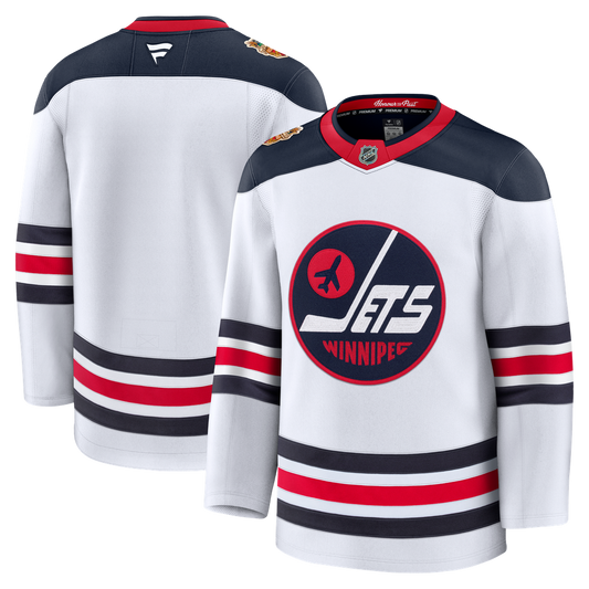 Winnipeg Jets Fanatics 2026 NHL Heritage Classic Premium Player Jersey - White BLANK