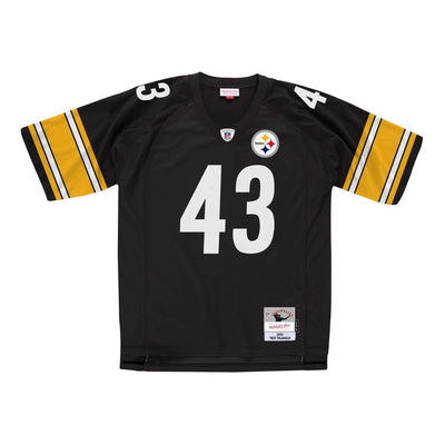 Troy Polamalu #43 Pittsburgh Steelers 2005 Mitchell & Ness Retired Legacy Black Jersey - Pro League Sports Collectibles Inc.