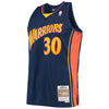 Stephen Curry Golden State Warriors Mitchell & Ness 2009-10 Hardwood Classic Swingman Jersey - Navy - Pro League Sports Collectibles Inc.