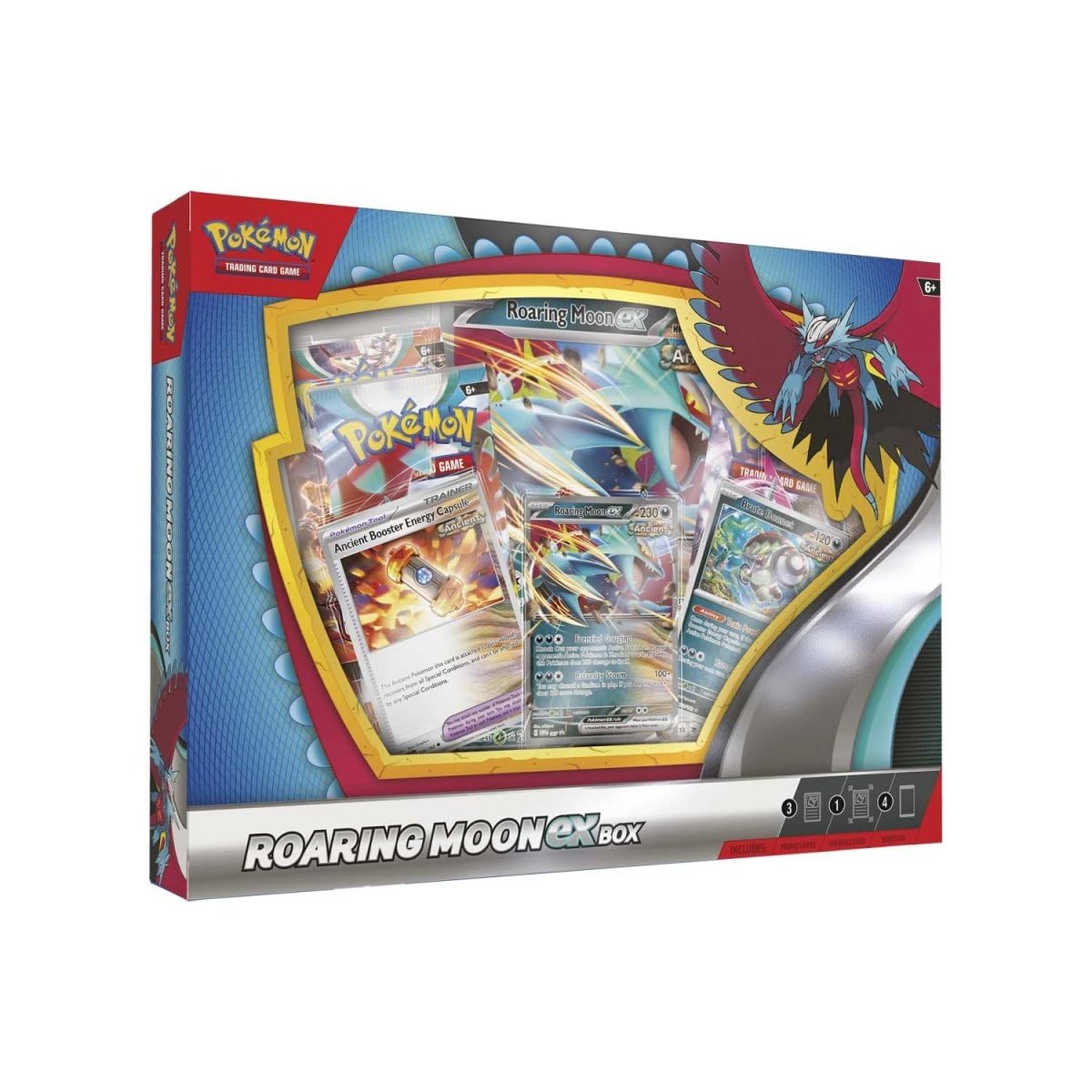 Pokémon TCG: Roaring Moon EX Box And Pokémon TCG: Iron Valiant EX Box