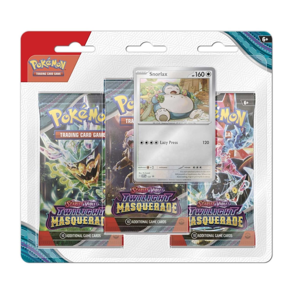 Pokémon TCG: Scarlet and Violet Twilight Masquerade 3 Booster Packs - Pro League Sports Collectibles Inc.