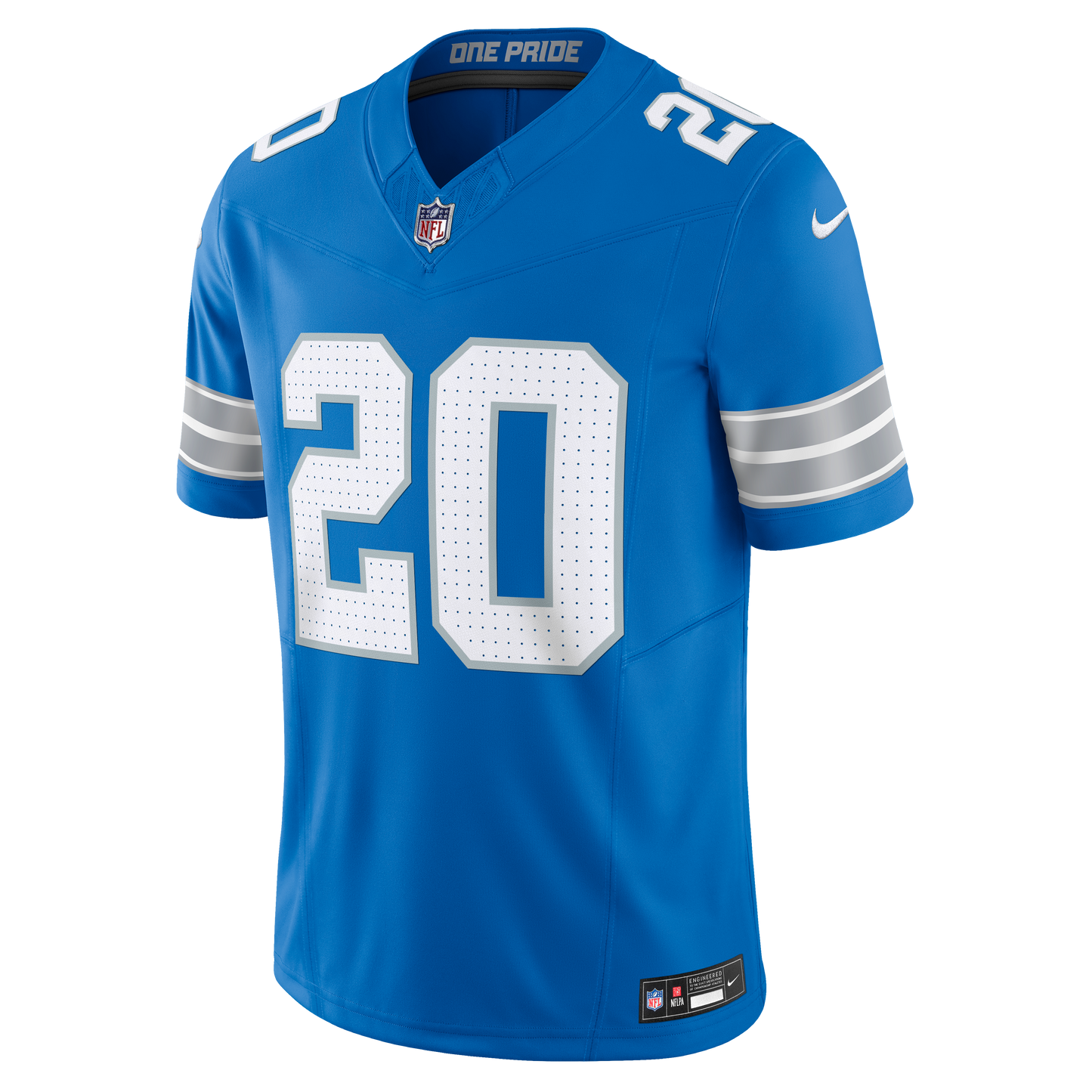 Barry Sanders #20 Detroit Lions Retired Nike Vapor F.U.S.E. Limited Jersey - Blue - Pro League Sports Collectibles Inc.