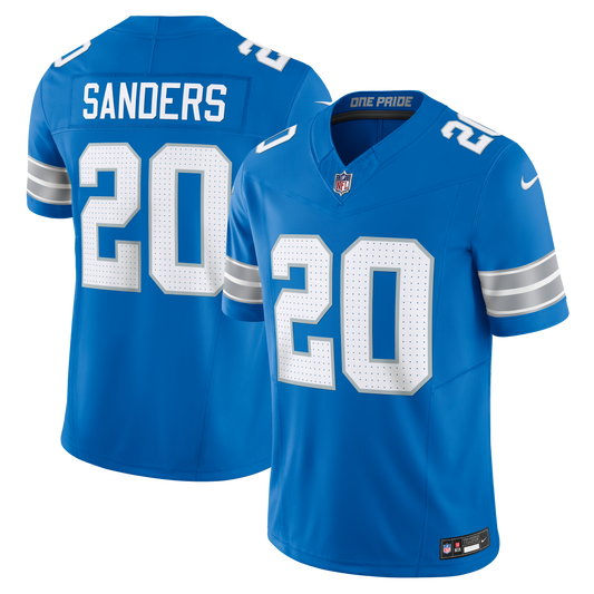 Barry Sanders #20 Detroit Lions Retired Nike Vapor F.U.S.E. Limited Jersey - Blue