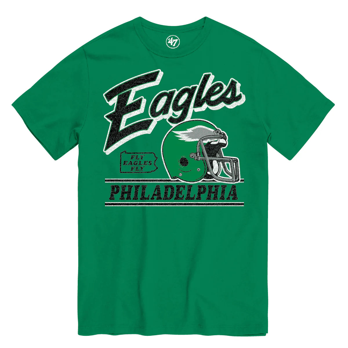 Philadelphia Eagles NFL 47 Brand Fly By T-Shirt - Pro League Sports Collectibles Inc.