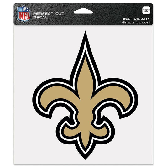 New Orleans Saints 8X8 Clear NFL Wincraft Decal - Pro League Sports Collectibles Inc.