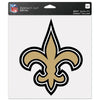 New Orleans Saints 8X8 Clear NFL Wincraft Decal - Pro League Sports Collectibles Inc.
