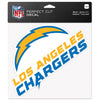 Los Angeles Chargers 8X8 Clear NFL Wincraft Decal - Pro League Sports Collectibles Inc.
