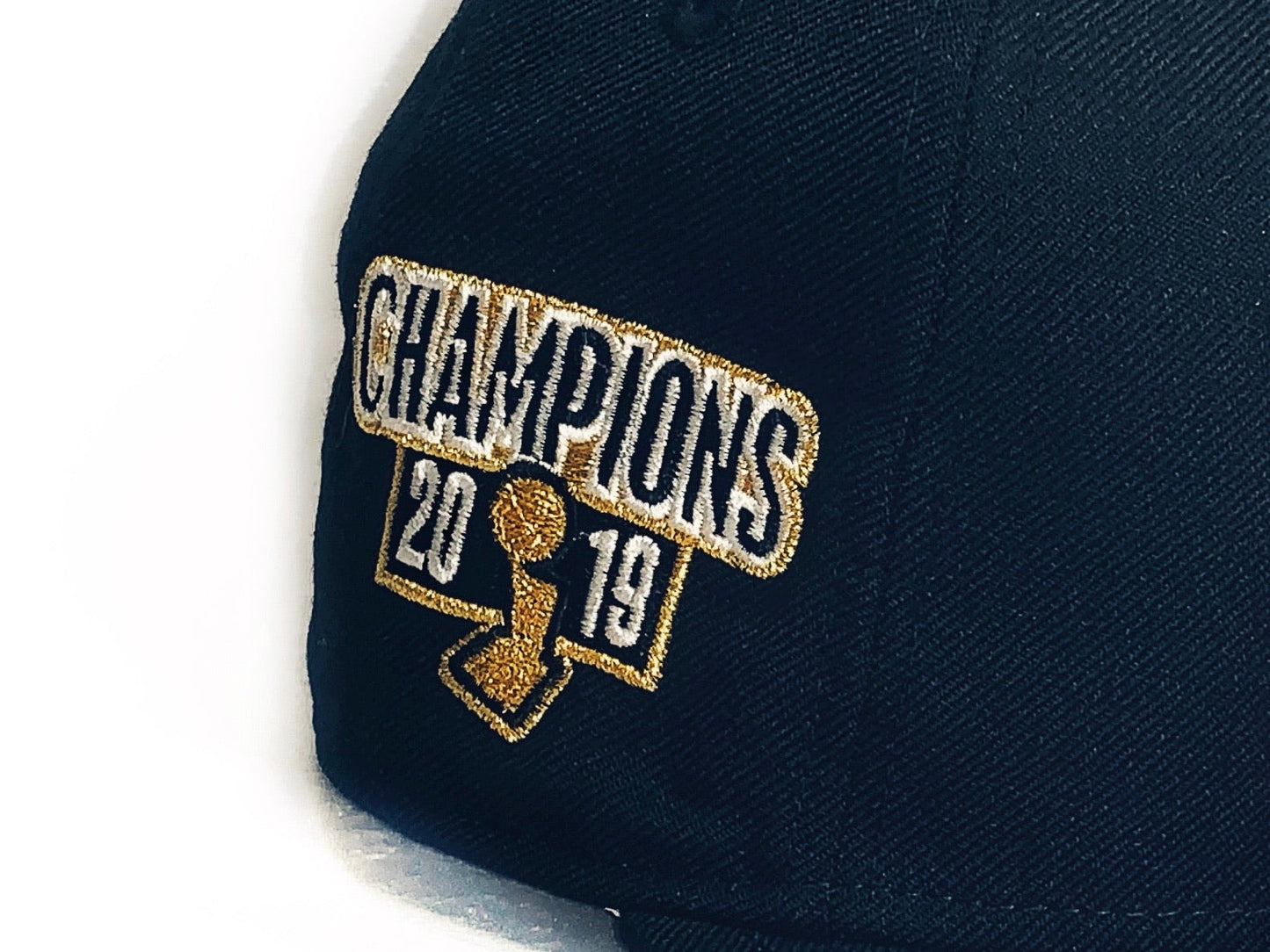 Toronto Raptors We The North Champions Patch NBA Black/Red 59FIFTY New Era Fitted Hat