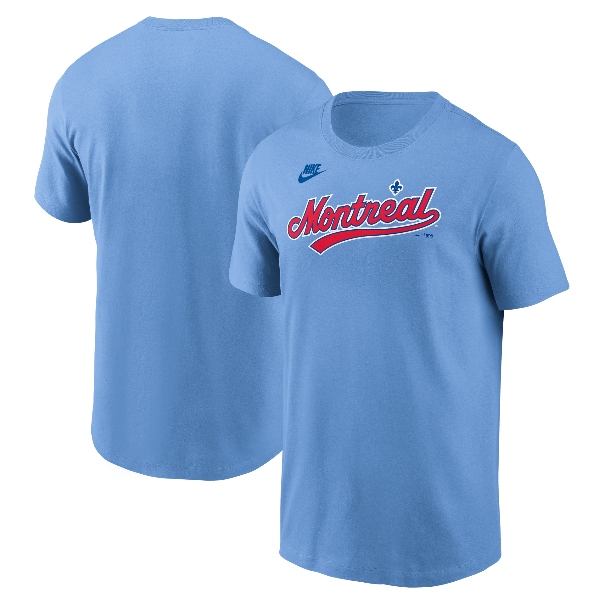 Montreal Expos Nike Cooperstown Collection T-Shirt - Horizon Blue