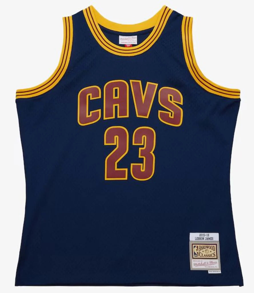 LeBron James #23 Cleveland Cavaliers Mitchell & Ness 2015/16 Hardwood Classics Swingman Jersey - Navy