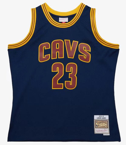 LeBron James #23 Cleveland Cavaliers Mitchell & Ness 2015/16 Hardwood Classics Swingman Jersey - Navy
