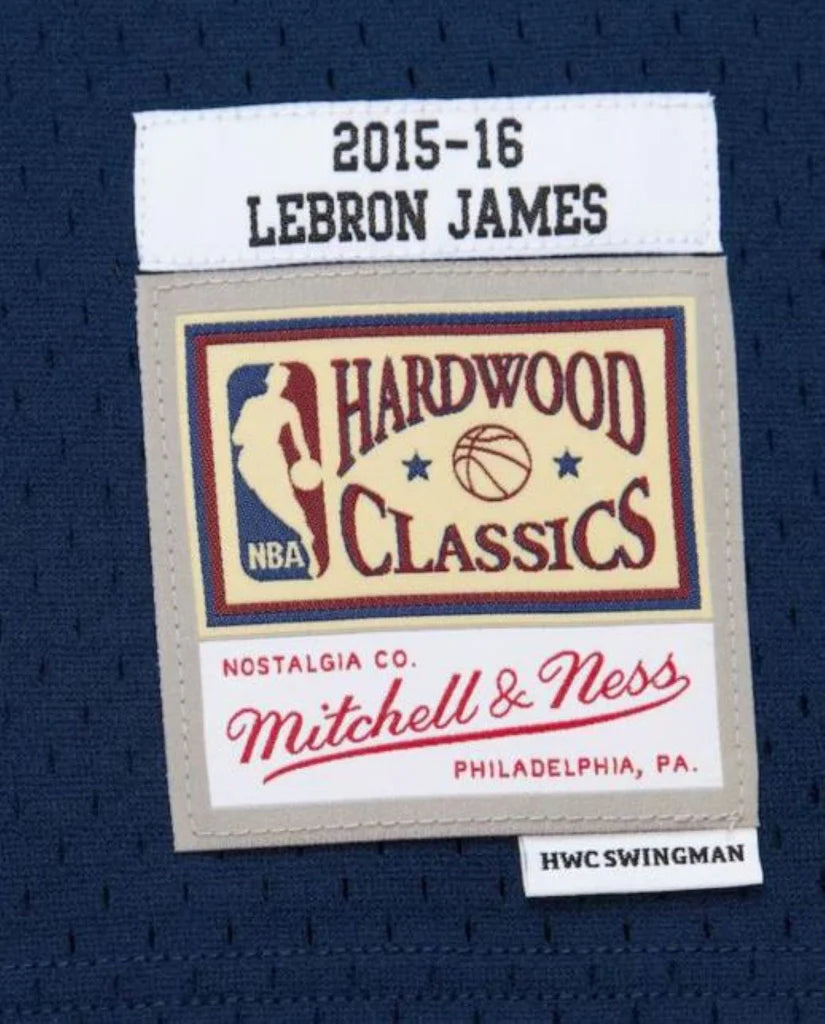 LeBron James #23 Cleveland Cavaliers Mitchell & Ness 2015/16 Hardwood Classics Swingman Jersey - Navy