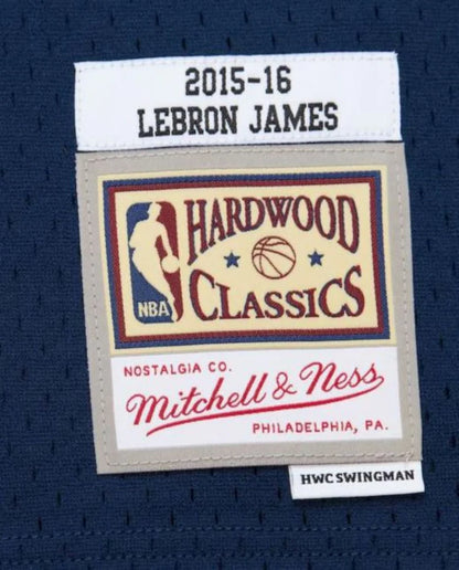 LeBron James #23 Cleveland Cavaliers Mitchell & Ness 2015/16 Hardwood Classics Swingman Jersey - Navy
