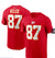 Travis Kelce #87 Kansas City Chiefs Nike Player Name & Number T-Shirt - Red