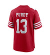 Brock Purdy #13 San Francisco 49ers Nike Game Jersey - Scarlet