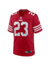 Christian McCaffrey #23 San Francisco 49ers Nike Game Jersey - Scarlet