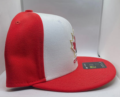 Men's Nike Red / White  Hockey Canada True Snapback - Adjustable Hat