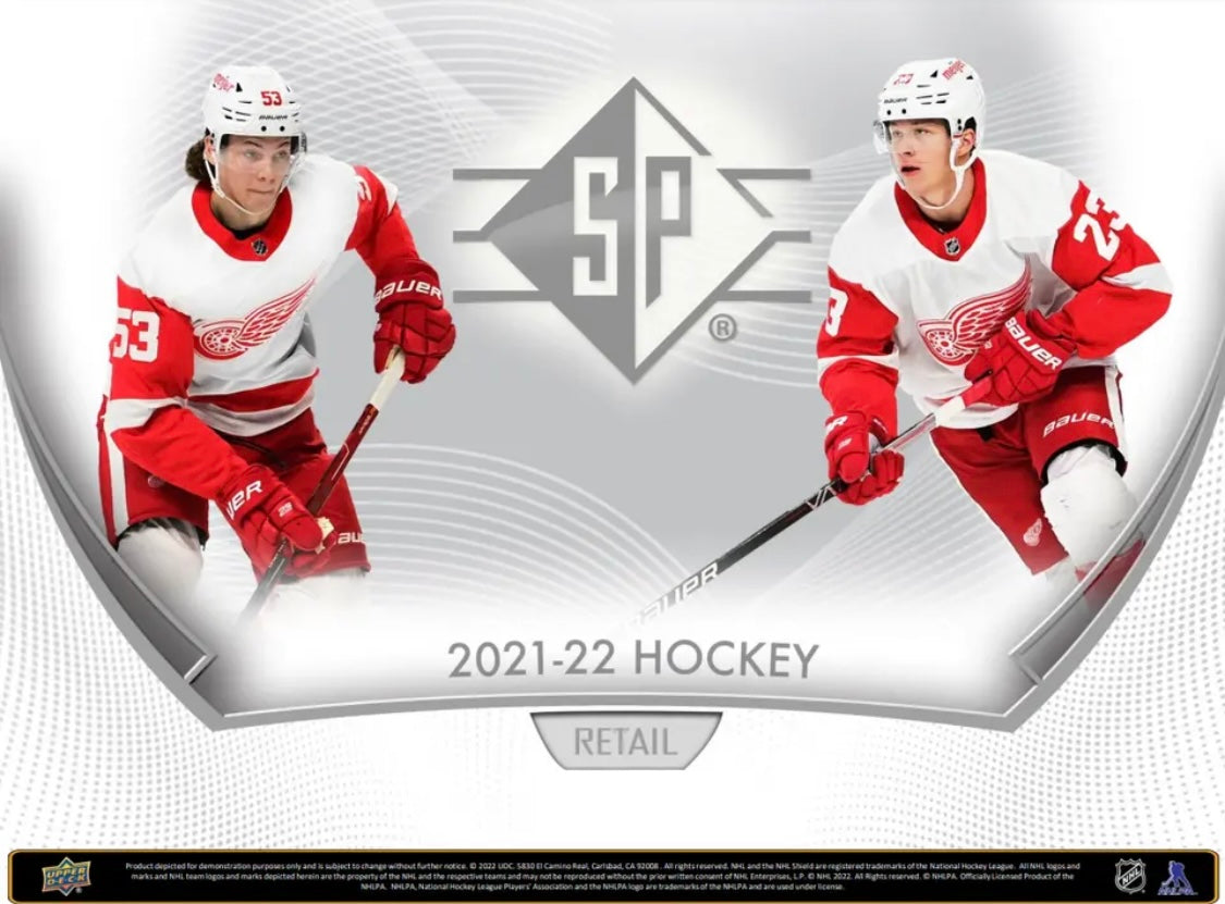 2021-22 Upper Deck SP Hockey Cards (Blaster) Box