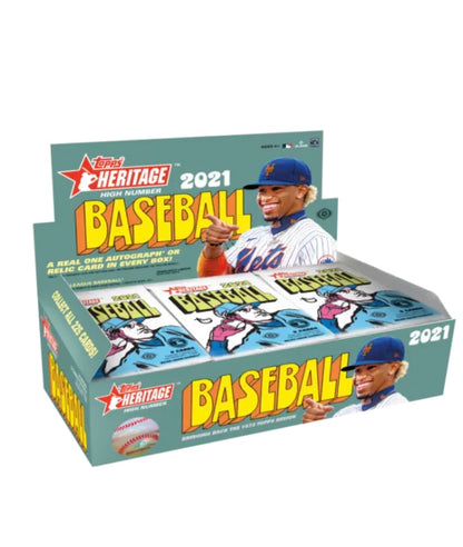 2021 Topps Heritage High Number - Hobby Box - Pro League Sports Collectibles Inc.