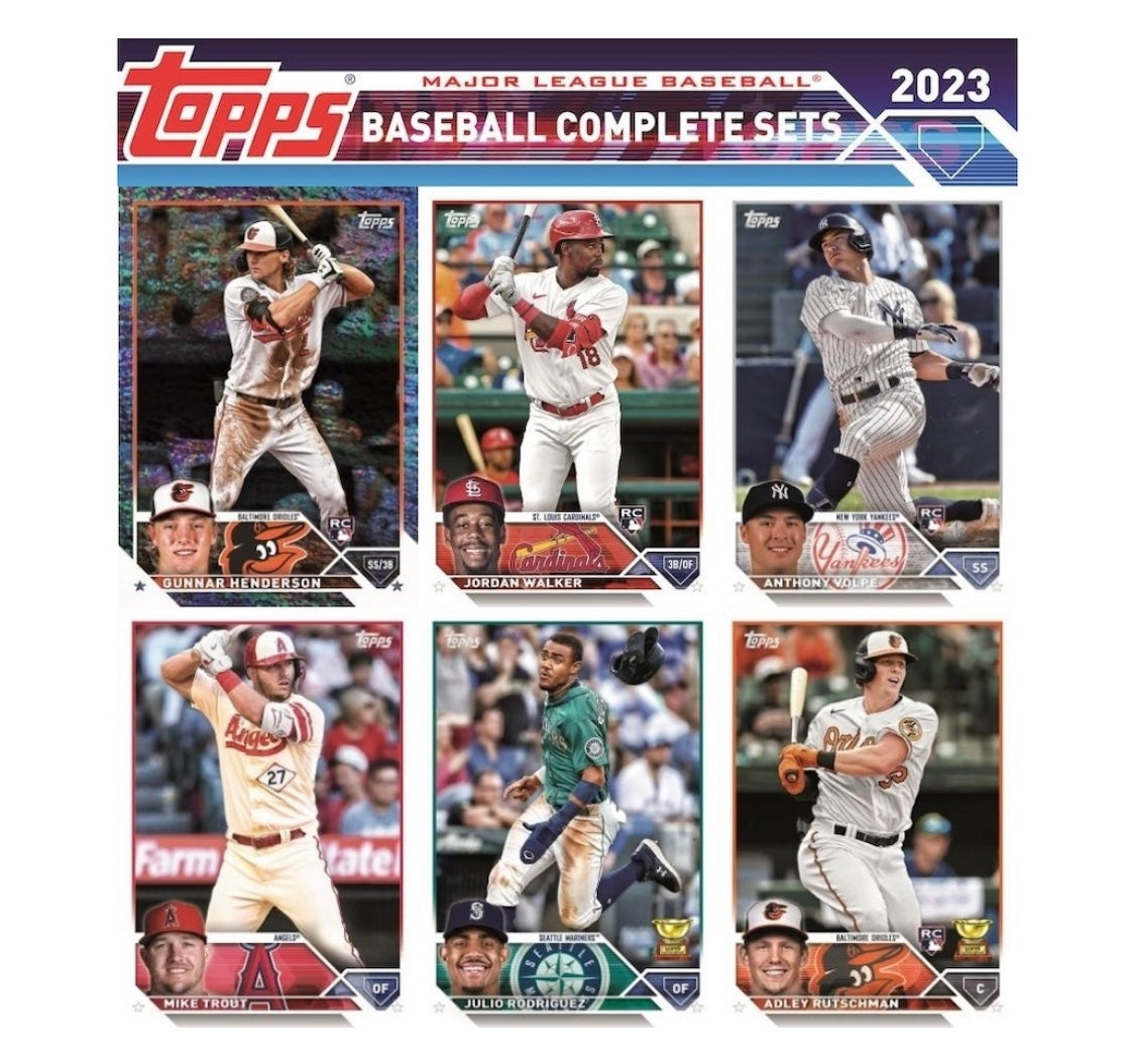 2023 Topps MLB Baseball Complete Hobby Factory Set Sealed RED - Pro League Sports Collectibles Inc.