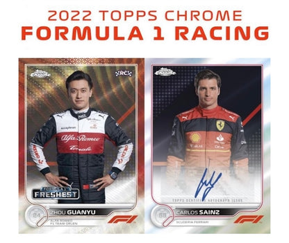 2022 Topps Chrome Formula 1 Hobby Cards - 1 Box /18 Packs