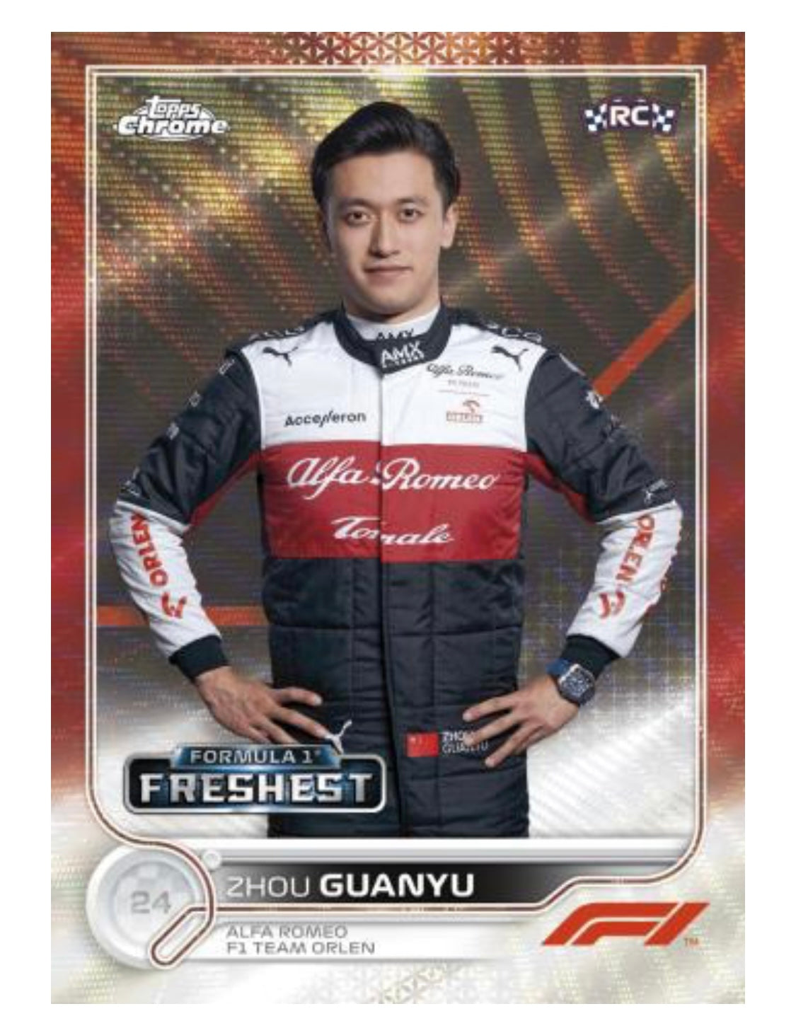 2022 Topps Chrome Formula 1 Hobby Cards - 1 Box /18 Packs