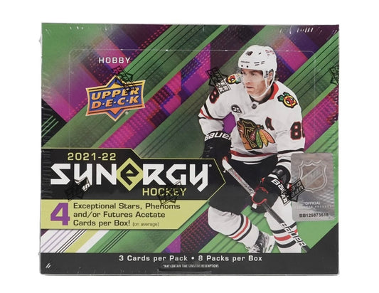 2021-22 Upper Deck Synergy Hockey Hobby Box - Pro League Sports Collectibles Inc.