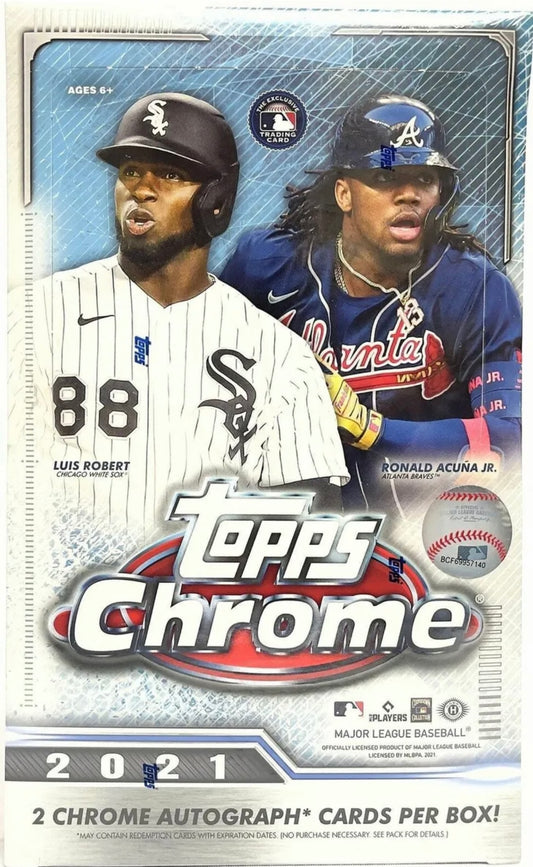 2021 Topps Chrome Baseball Hobby Box