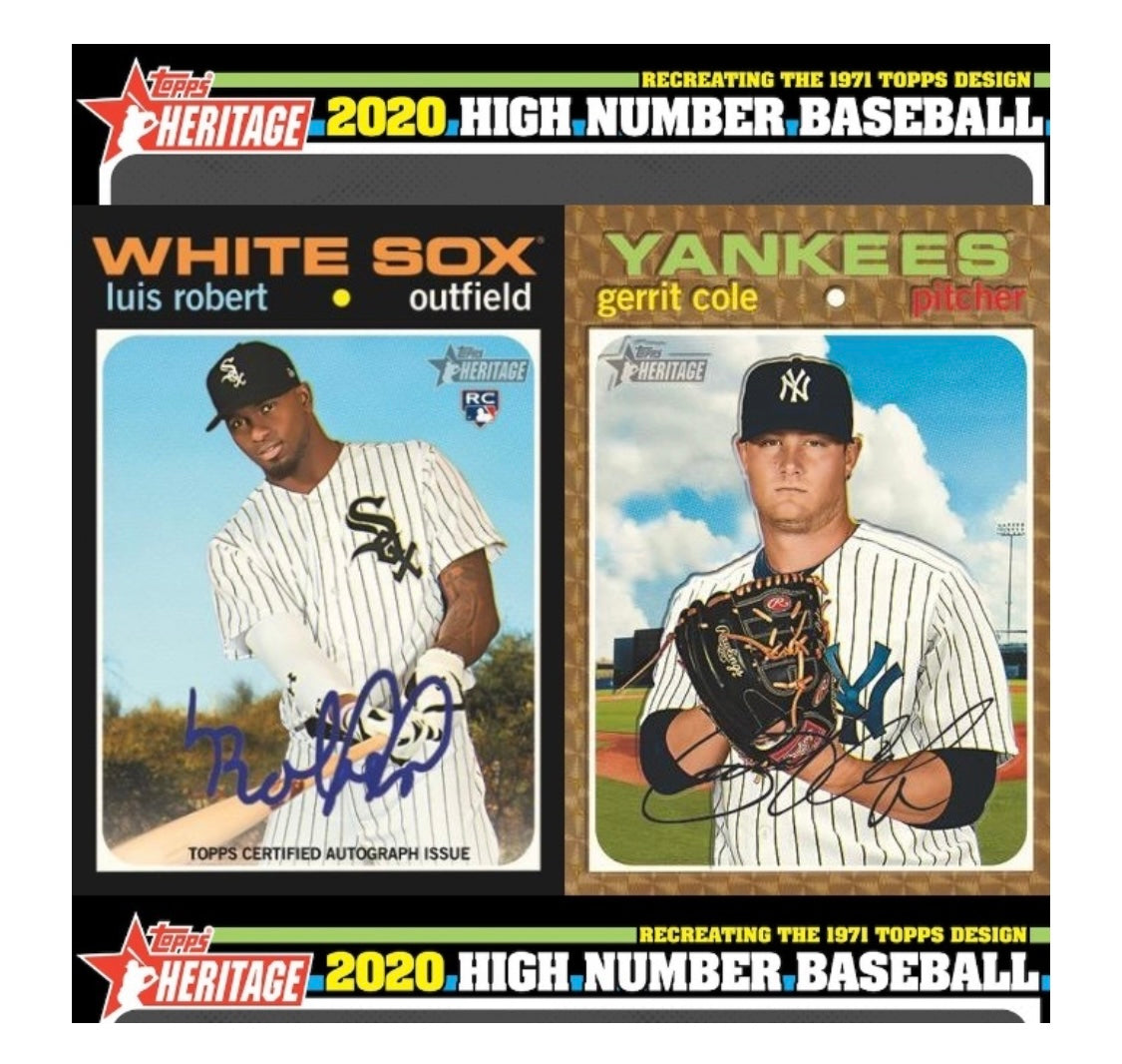 2020 Topps Heritage High Number - Hobby Box - Pro League Sports Collectibles Inc.