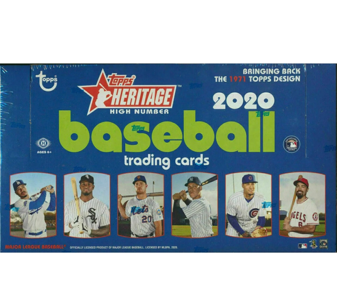 2020 Topps Heritage High Number - Hobby Box - Pro League Sports Collectibles Inc.