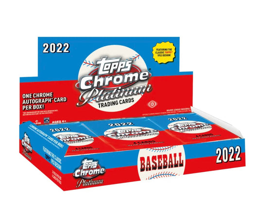 2022 Topps Chrome Platinum Baseball Hobby Box