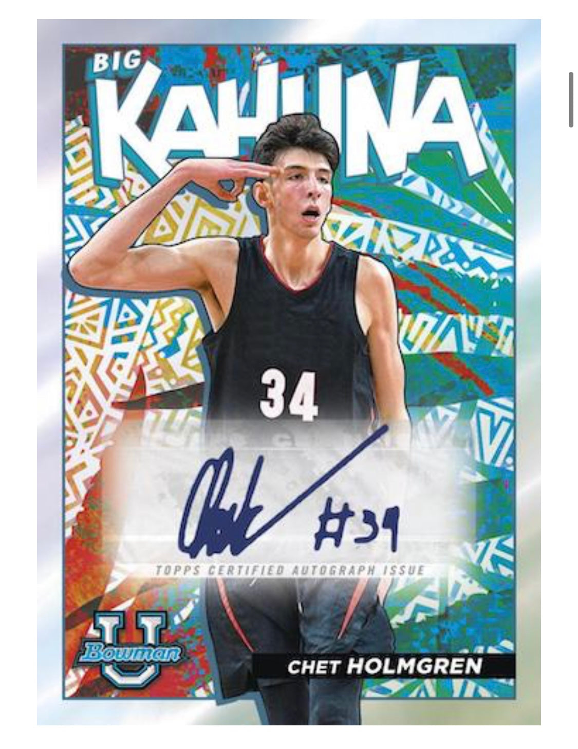 2021-22 Bowman University Basketball Hobby Box