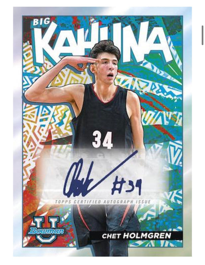 2021-22 Bowman University Basketball Hobby Box