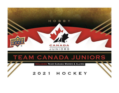 2021 UPPER DECK TEAM CANADA JUNIORS HOCKEY HOBBY BOX - Pro League Sports Collectibles Inc.